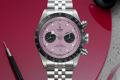 TUDOR Black Bay Chrono Pink .